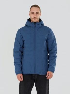 Fundango Smoke Hooded Jacket for men in blue 1