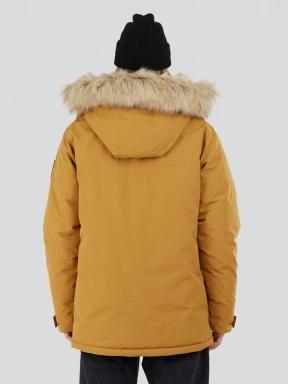 Fundango Spirit Parka Jacket for men in yellow 3