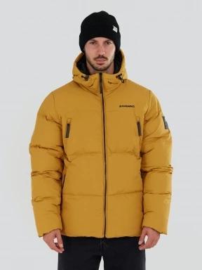 Fundango Ewan Puffer Jacket for men in yellow 1