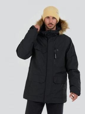 Fundango Venture Parka Jacket for men in black 1