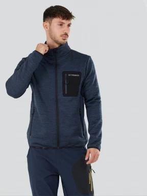 Fundango Jefferson Fleece Jacket for men in blue 1