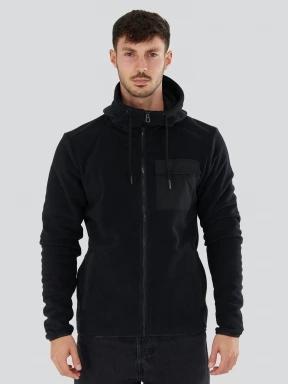 Fundango Nestor Fleece Jacket for men in black 1