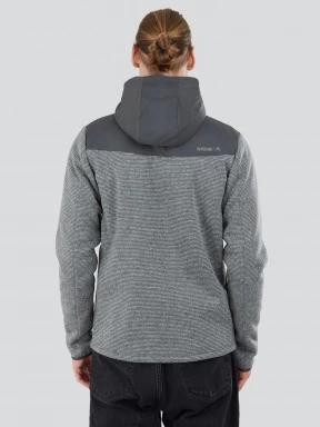 Fundango Ashford Insulated Fleece Jacket for men in grey 3