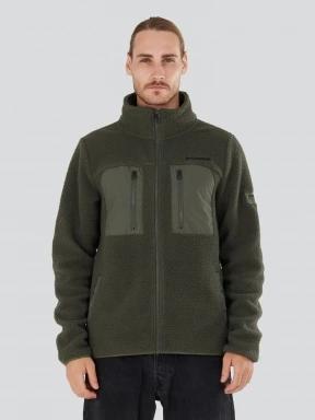 Fundango Haven Hybrid Jacket for men in green 1