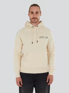 Fundango Talis Hooded Sweatshirt for men in sand 1