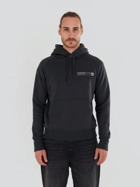 Fundango Talis Hooded Sweatshirt for men in grey 1