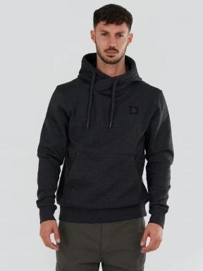 Fundango Conor Hooded Sweatshirt for men in black 1