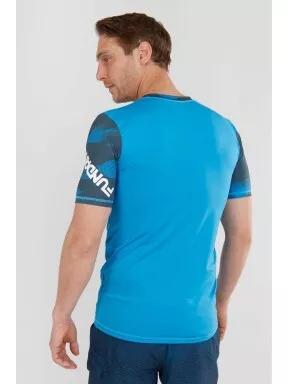 Fundango Manado Rashguard for men in blue 3