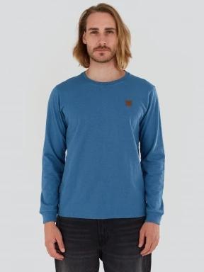 Fundango Justin Longsleeve T-shirt for men in blue 1