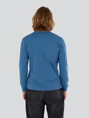 Fundango Justin Longsleeve T-shirt for men in blue 3