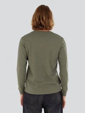 Fundango Justin Longsleeve T-shirt for men in green 3