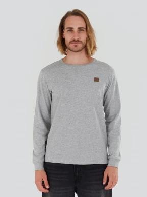 Fundango Justin Longsleeve T-shirt for men in grey 1