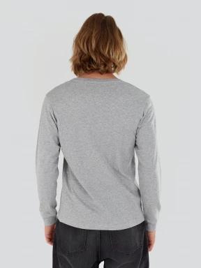 Fundango Justin Longsleeve T-shirt for men in grey 3