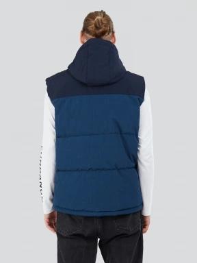 Fundango Karl Padded Vest for men in blue 3