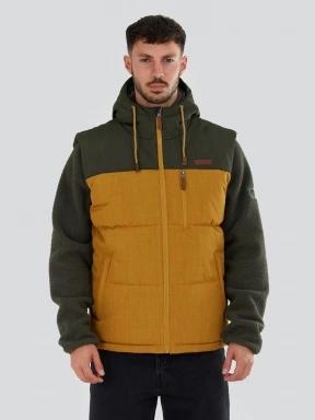 Fundango Karl Padded Vest for men in yellow 1