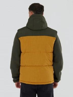 Fundango Karl Padded Vest for men in yellow 3