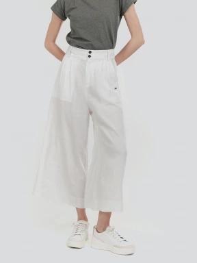 Fundango Piper Pants for women in white 1