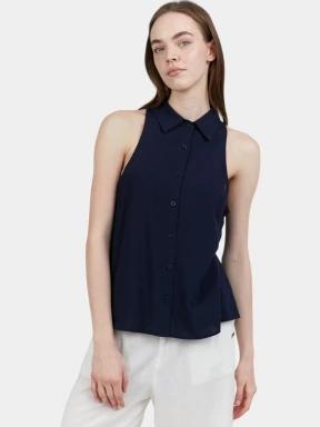 Fundango Myrto Sleeveless Shirt for women in dark blue 1