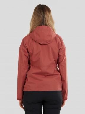 Fundango Piora Waterproof Jacket for women in red 3