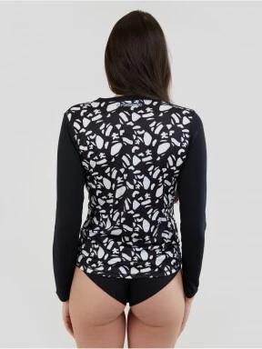 Fundango Loren Long Sleeve Rashguard for women in black 3