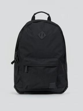 Fundango Plain Backpack in black 1