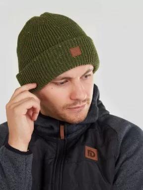 Fundango Owen Beanie for men in oliv 3