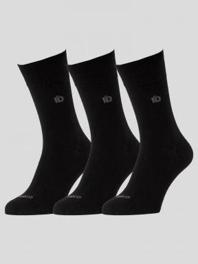 Fundango Basic 3 Pack Socks in black 1