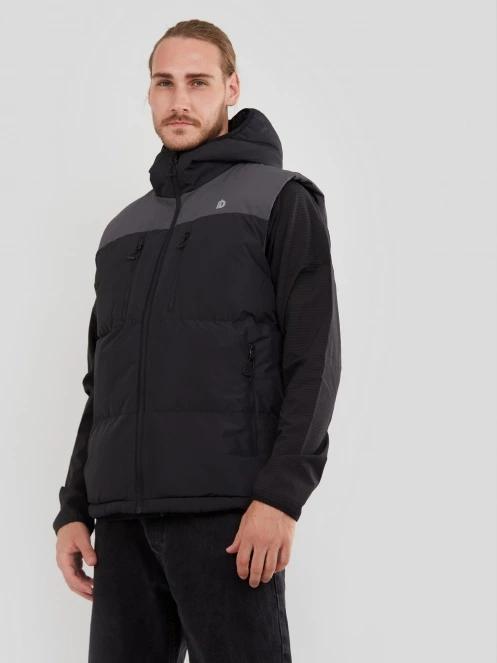 Fundango Laurel Padded Vest for men in black 2