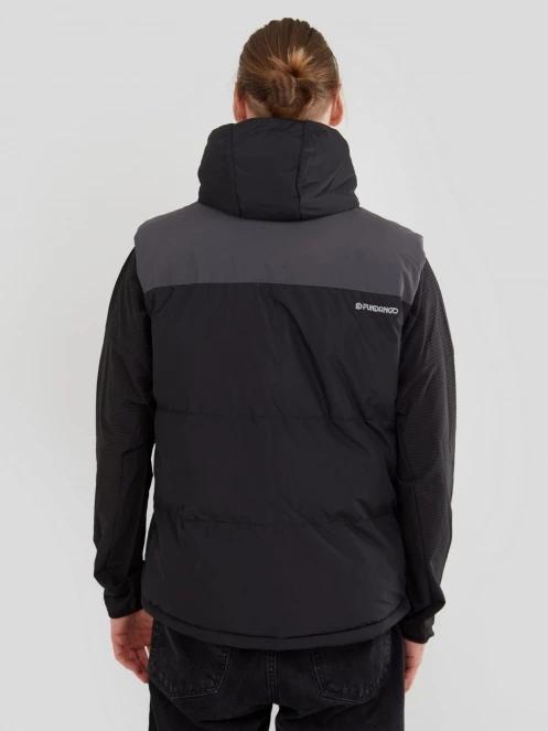 Fundango Laurel Padded Vest for men in black 3