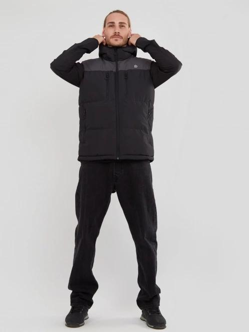 Fundango Laurel Padded Vest for men in black 4