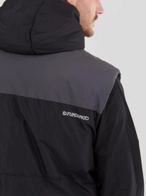 Fundango Laurel Padded Vest for men in black 7
