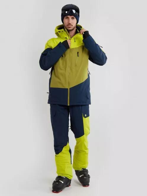 Fundango Privet Jacket men ski jacket - yellow | Fundango