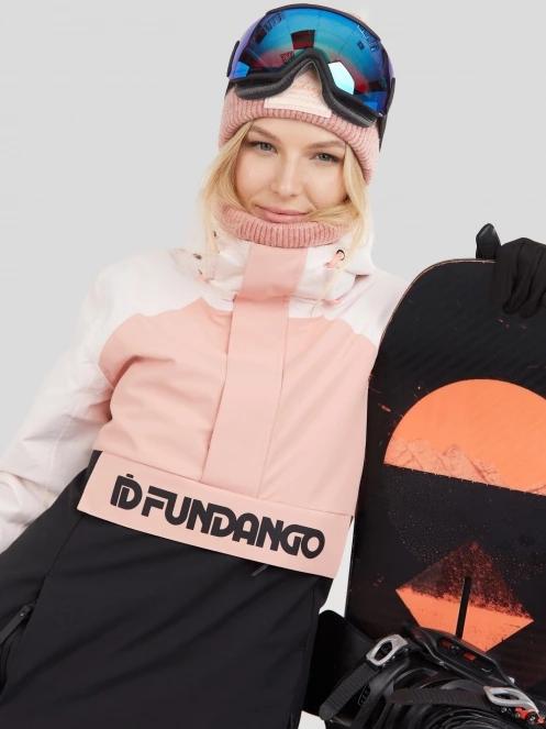 Fundango Birch Logo Anorak for women in pink 5