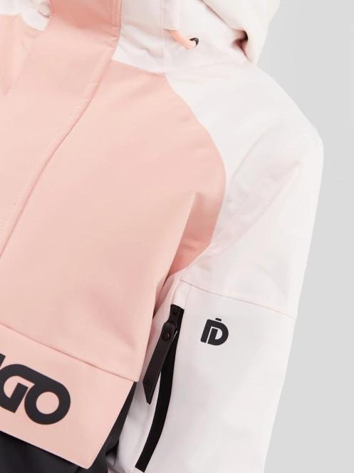 Fundango Birch Logo Anorak for women in pink 6